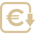 icone euros doré